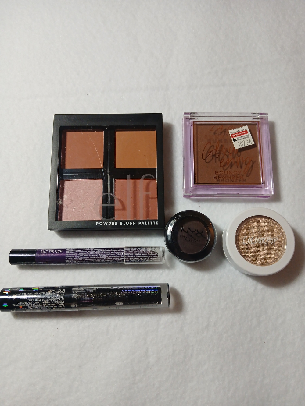 Makeup Bundle #41 – Shadow, blush, lipstick, lashes, etc!